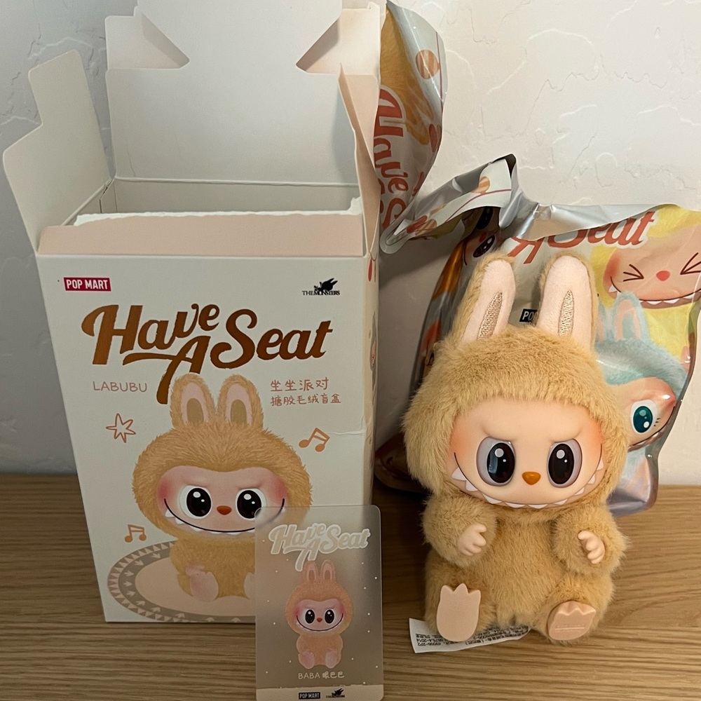 Pop Mart Labubu Have a Seat Baba